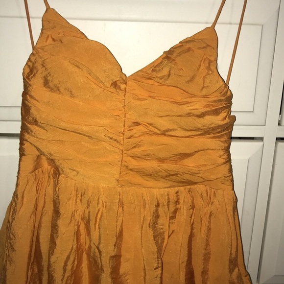Princess Polly Orange/gold Romper - Picture 2 of 4